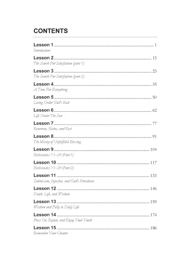 Ecclesiastes Teacher's Edition | Bible-Study Workbook - Image 2