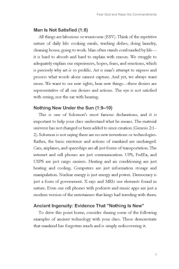 Ecclesiastes Teacher's Edition | Bible-Study Workbook - Image 7